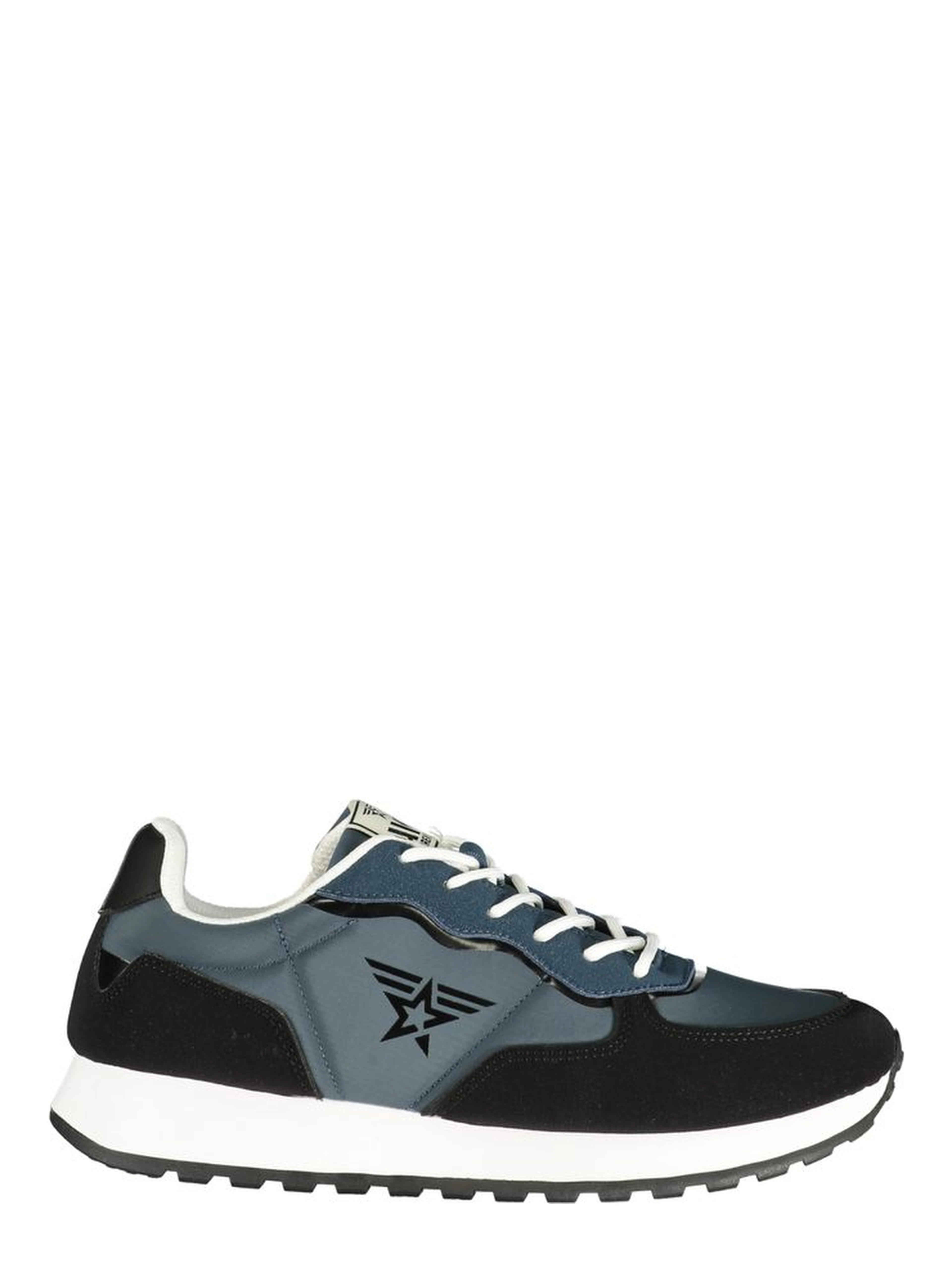 Blue Polyurethane Men's Sneaker