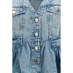 Blue Cotton Denim Jacket
