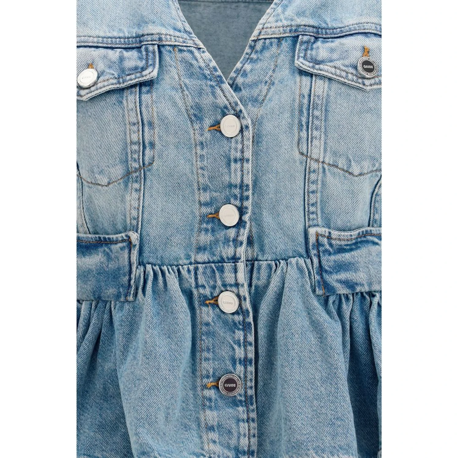 Blue Cotton Denim Jacket