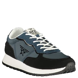 Blue Polyurethane Men's Sneaker