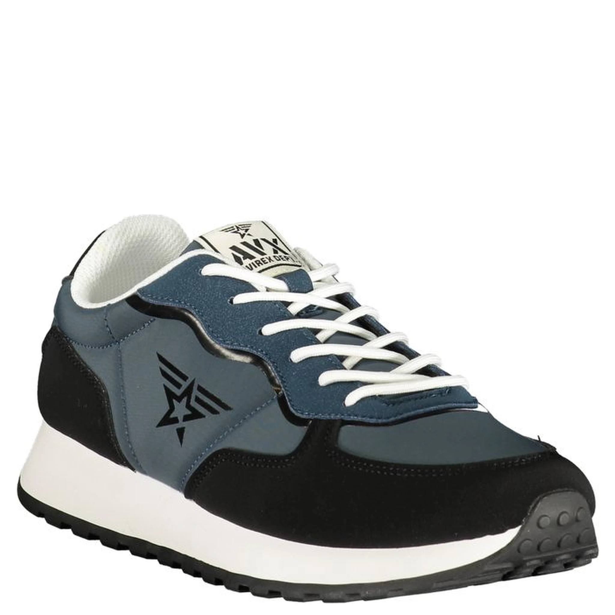 Blue Polyurethane Men's Sneaker