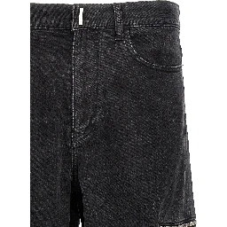 Black Cotton Jeans Denim