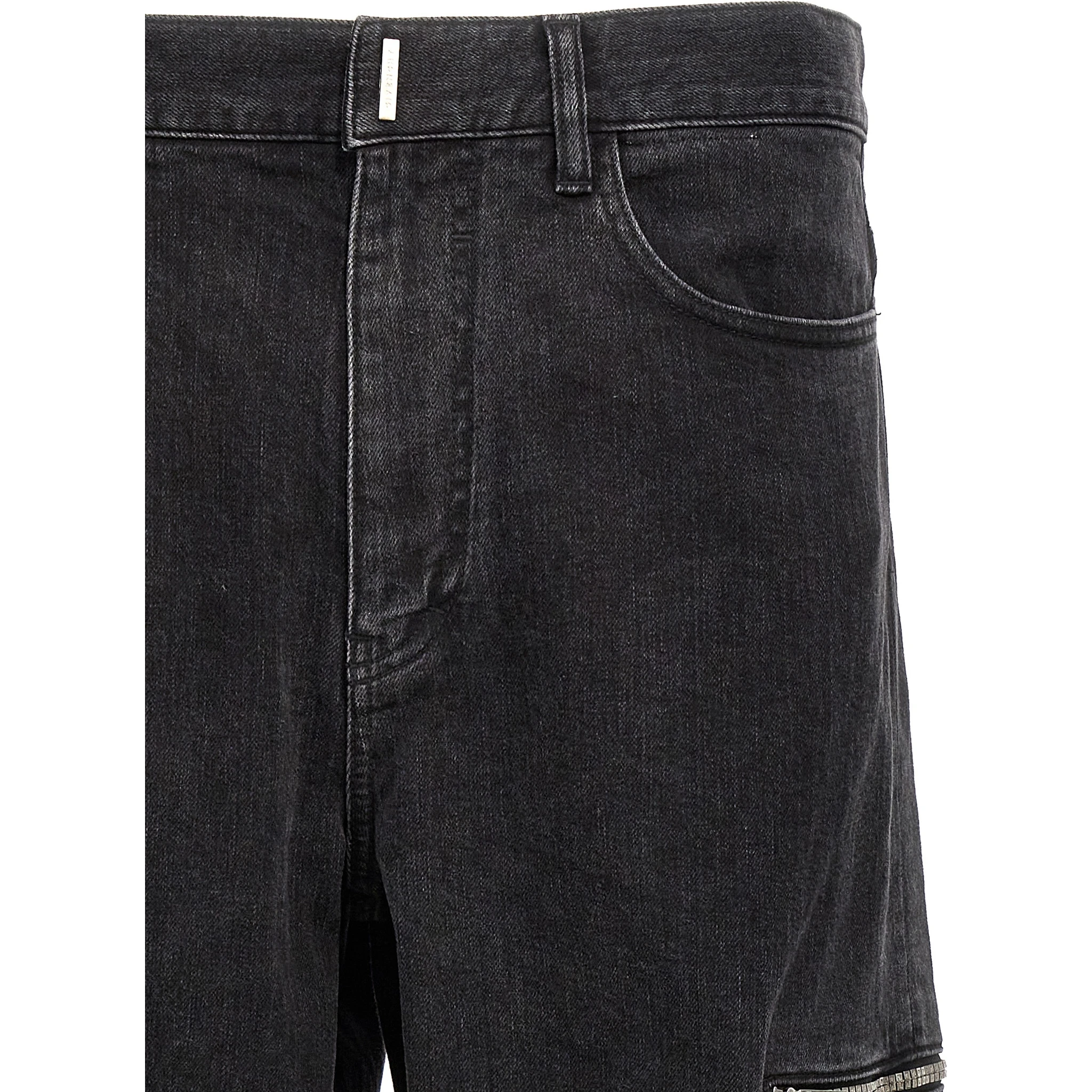 Black Cotton Jeans Denim