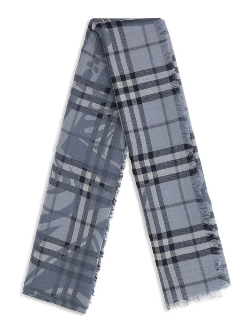 Blue Wool Oves Aries Foulard
