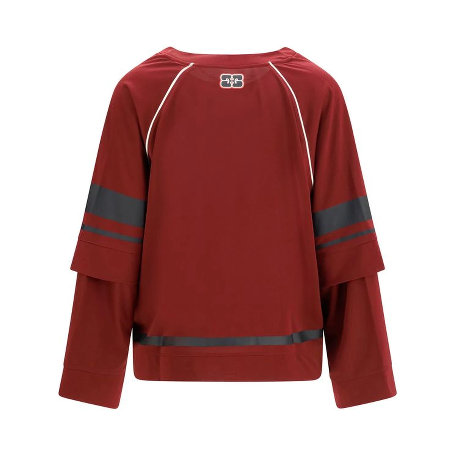 Bordeaux Polyester Sweatshirt