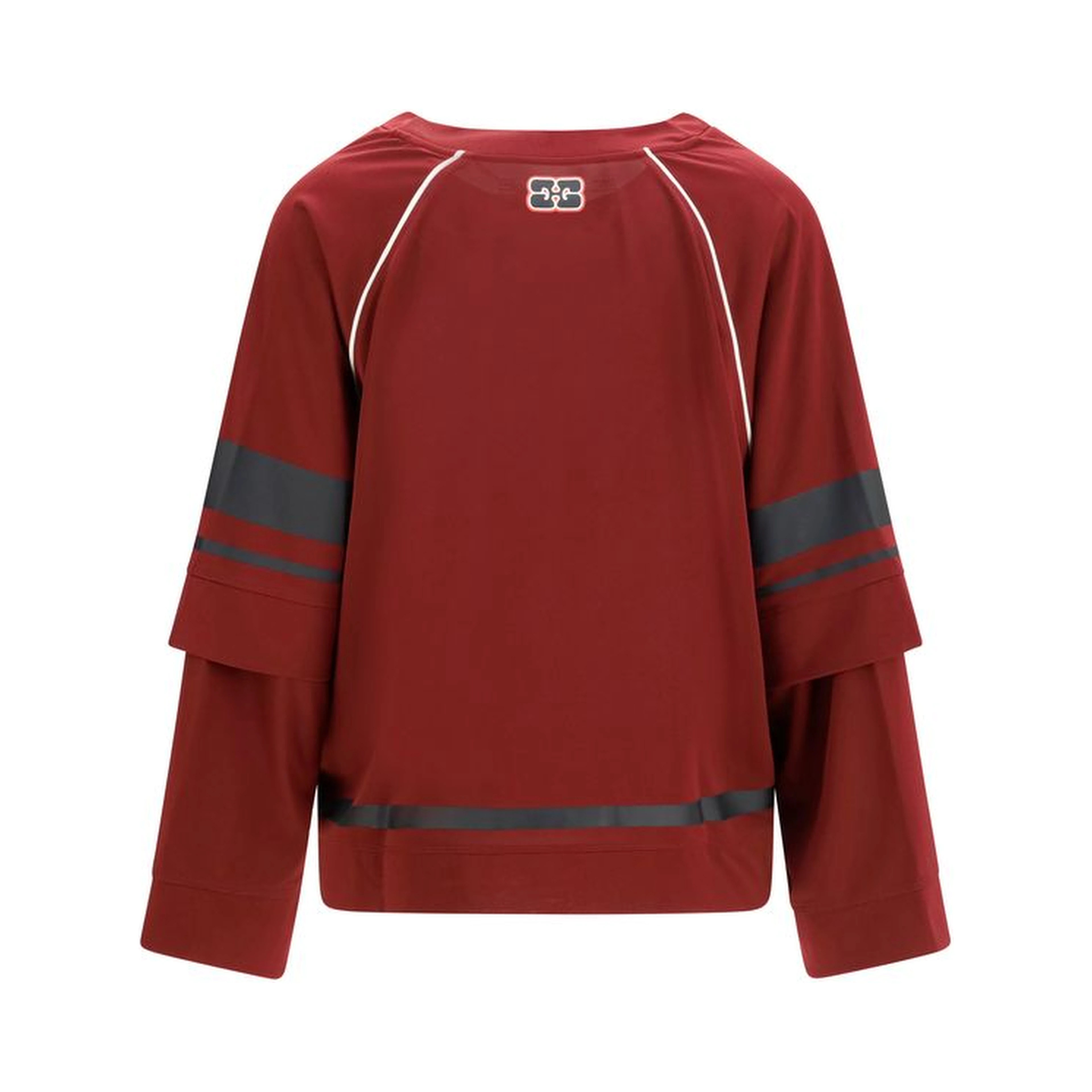 Bordeaux Polyester Sweatshirt