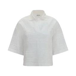 White Cotton Blouse