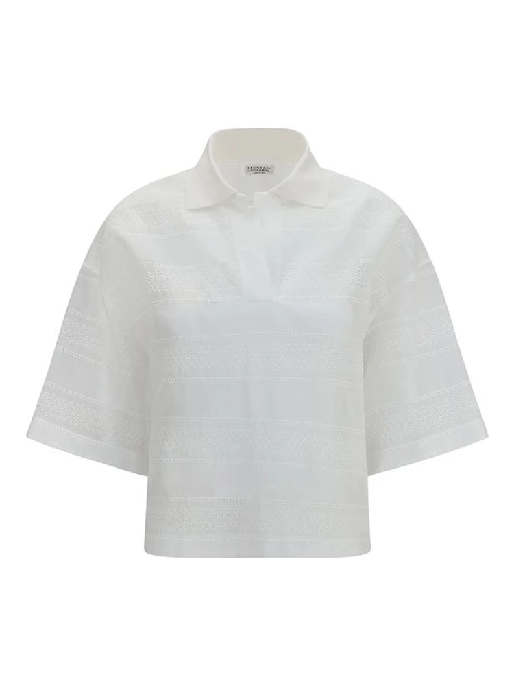 White Cotton Blouse