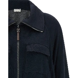 Blue Cotton Bomber