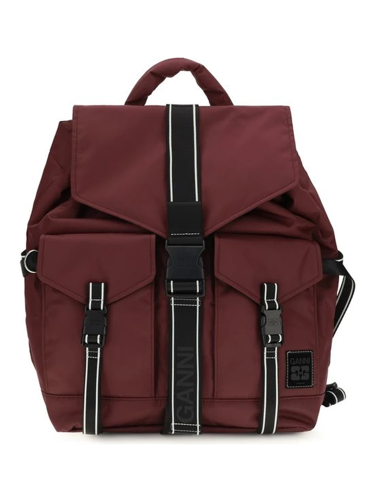 Bordeaux Recycled Polyamide Backpack