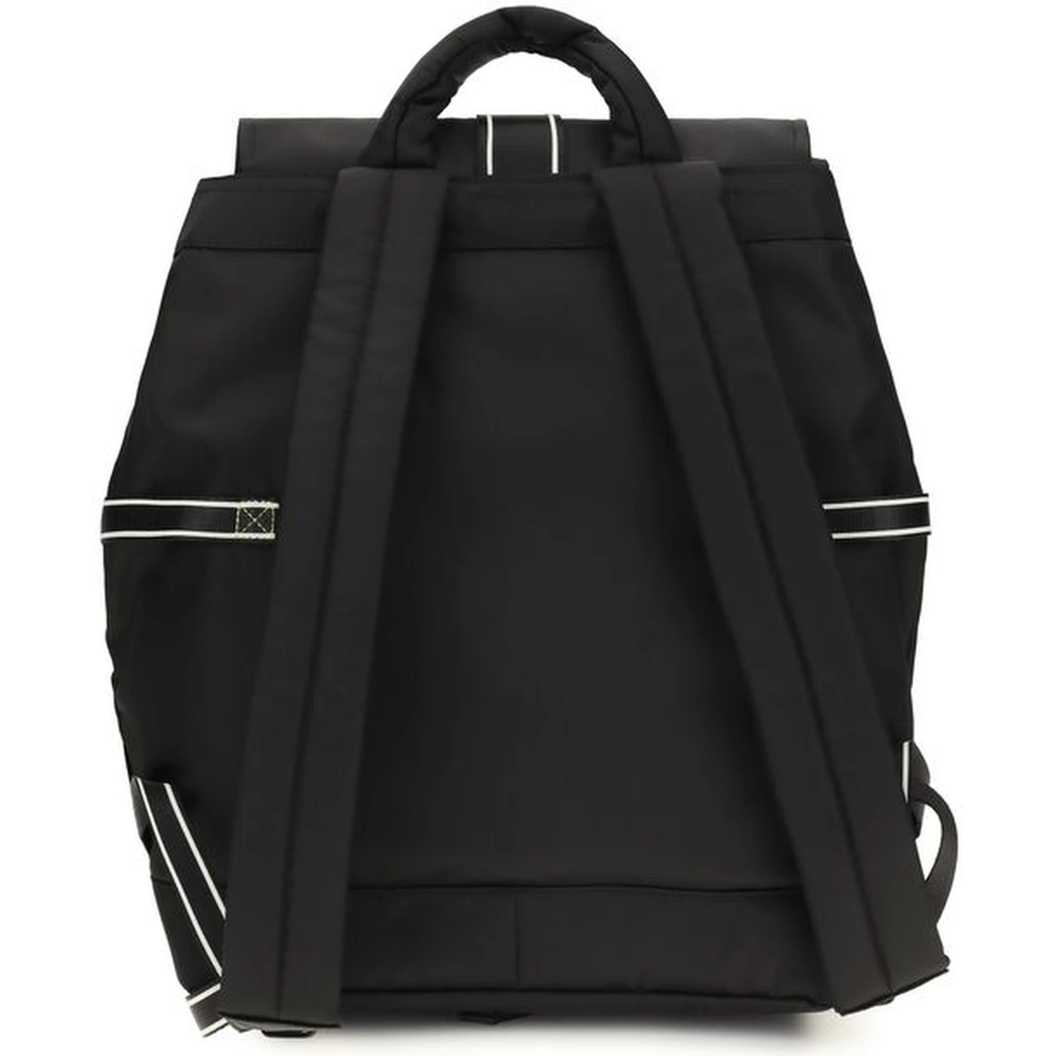 Black Recycled Polyamide Backpack