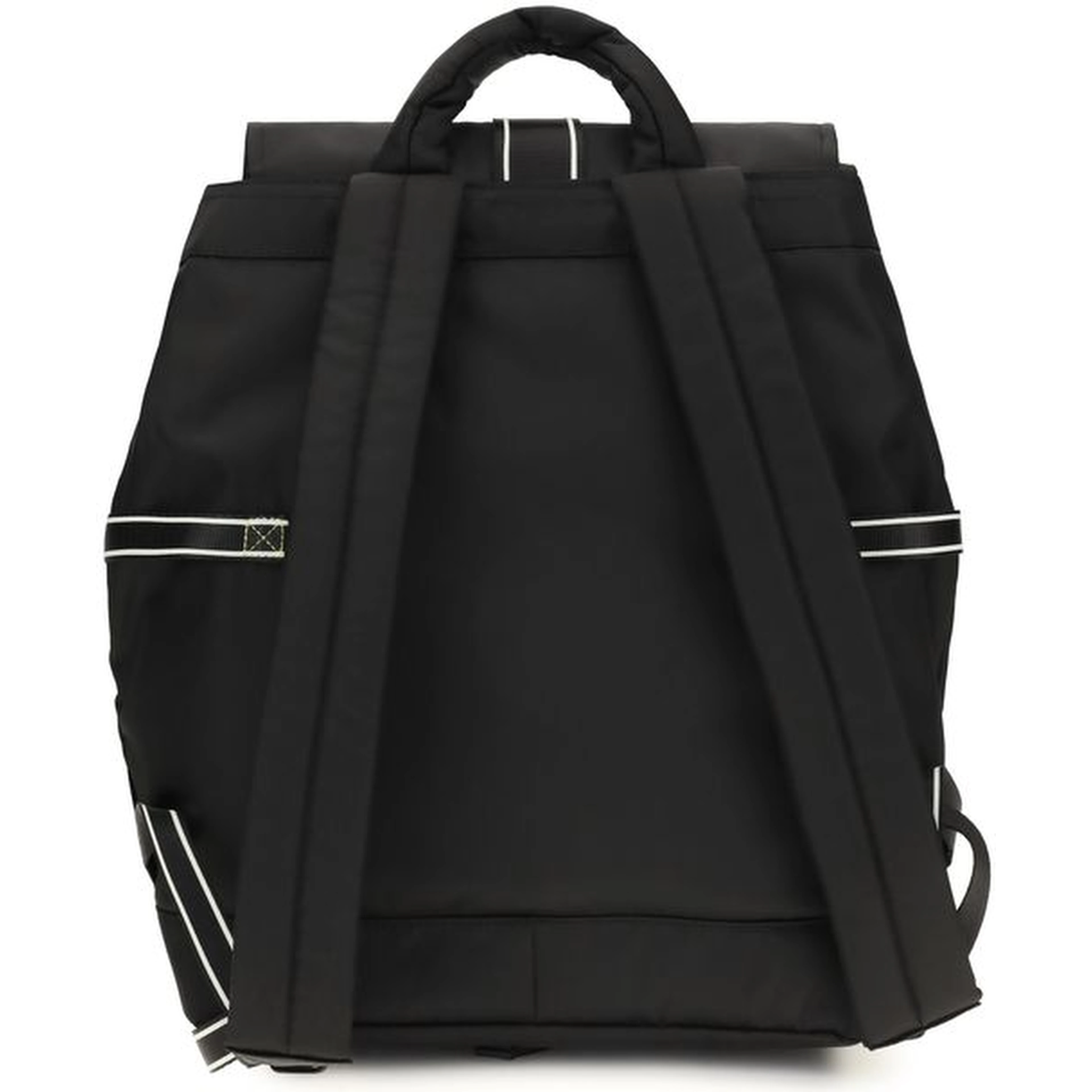 Black Recycled Polyamide Backpack