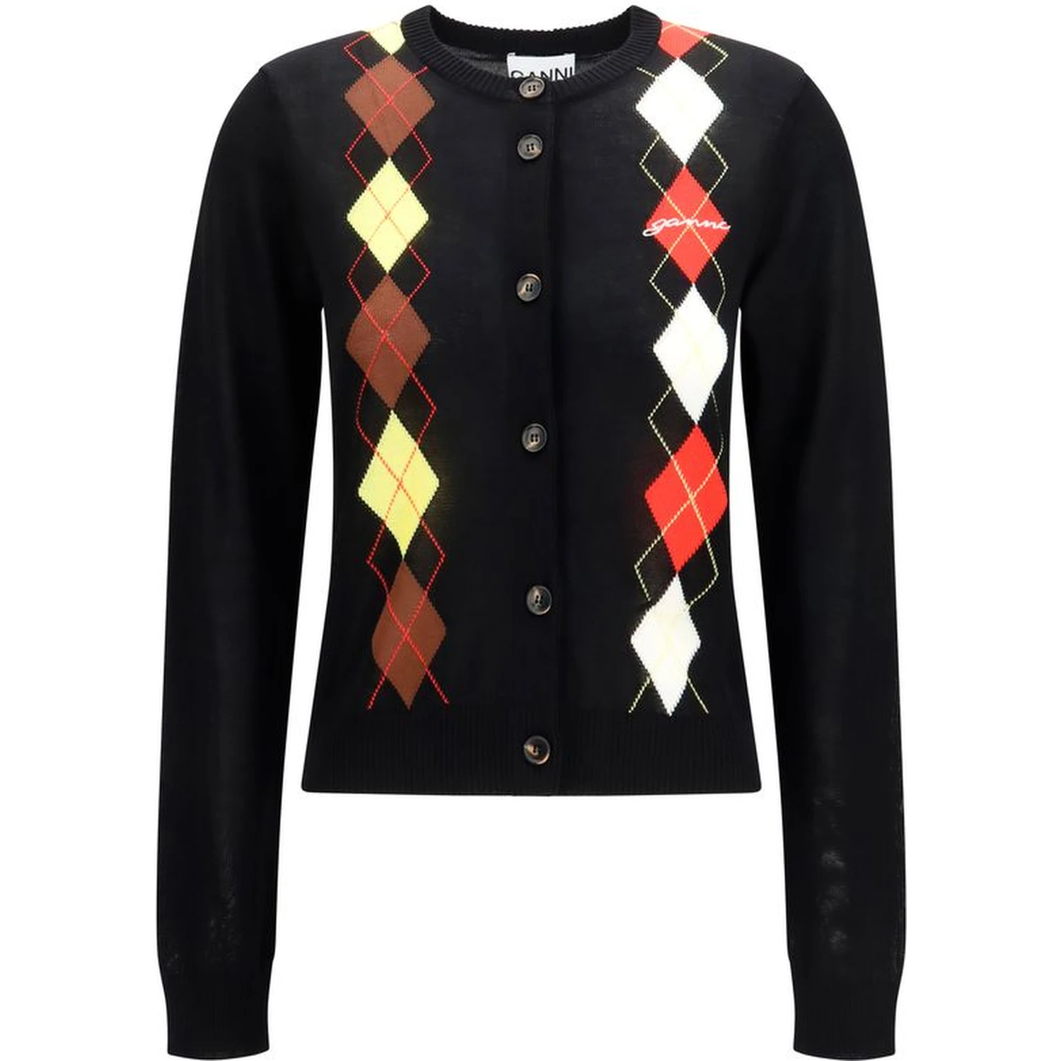 Black Cotton Cardigan