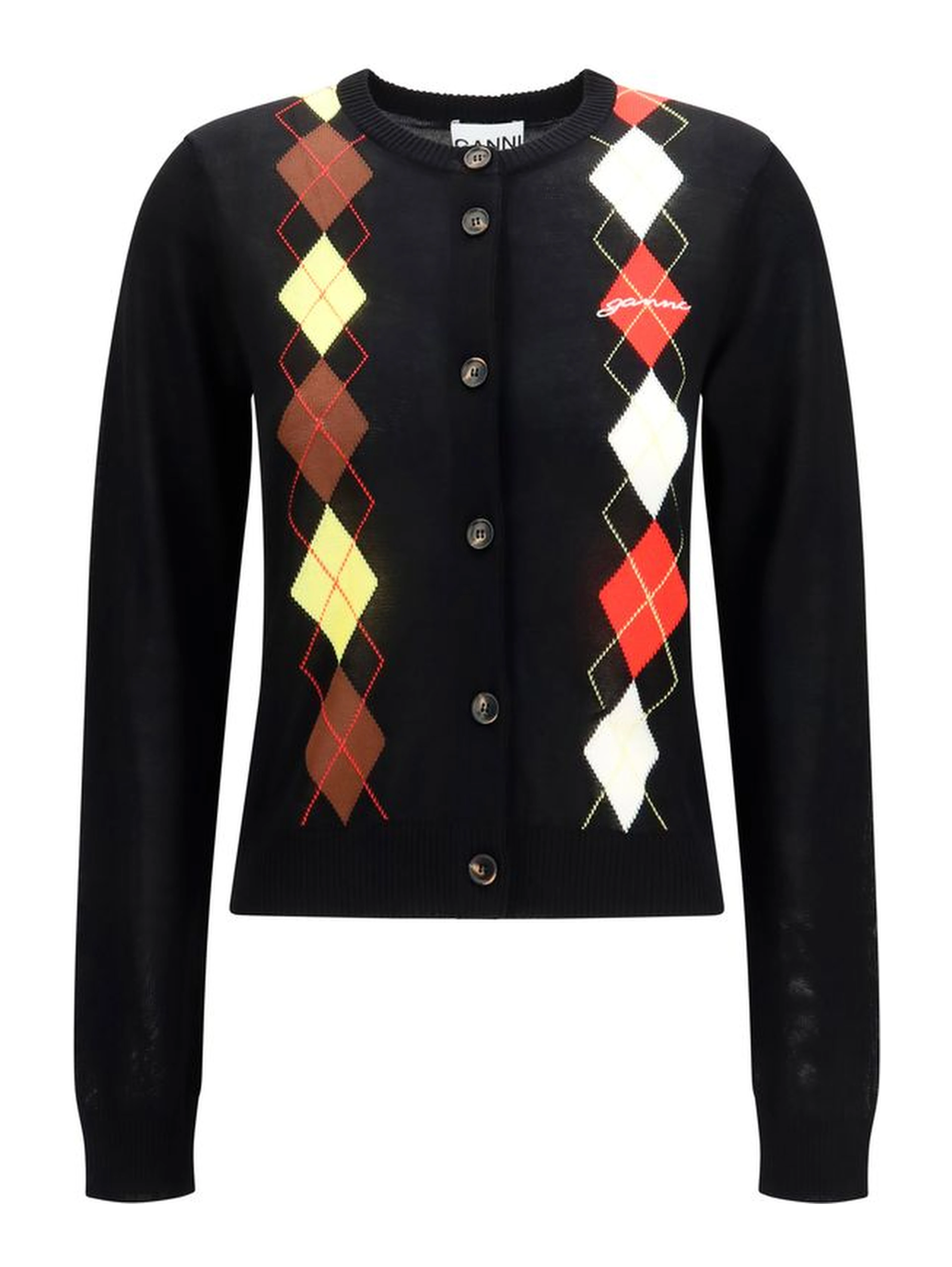 Black Cotton Cardigan