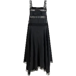 Black Silk Cocktail Dress