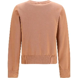 Beige Cotton Sweatshirt
