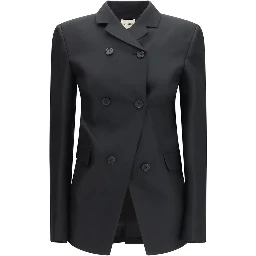 Black Wool Oves Aries Blazer