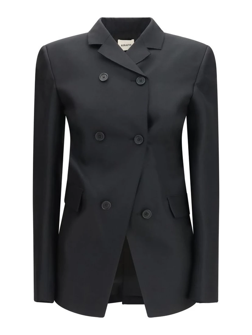 Black Wool Oves Aries Blazer