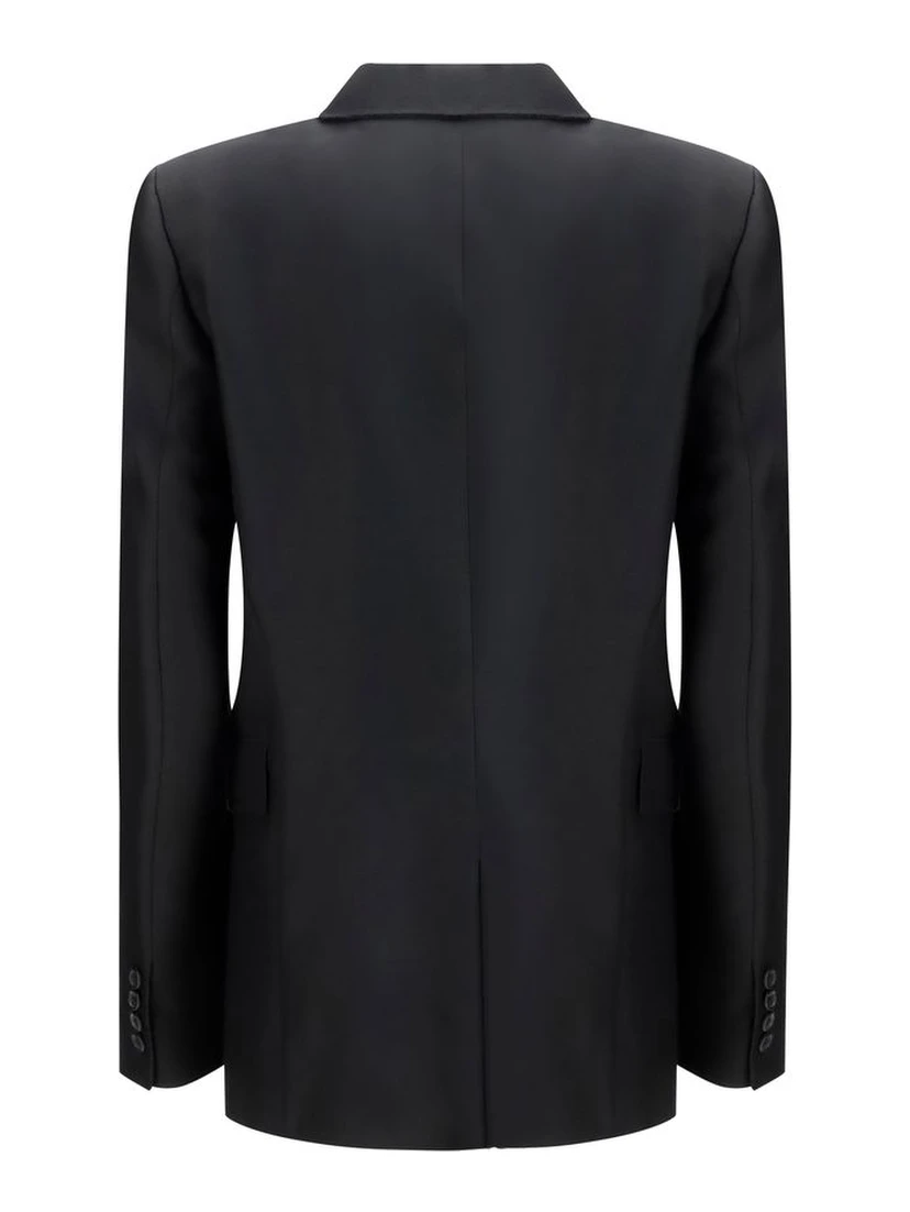 Black Wool Oves Aries Blazer