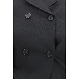 Black Wool Oves Aries Blazer