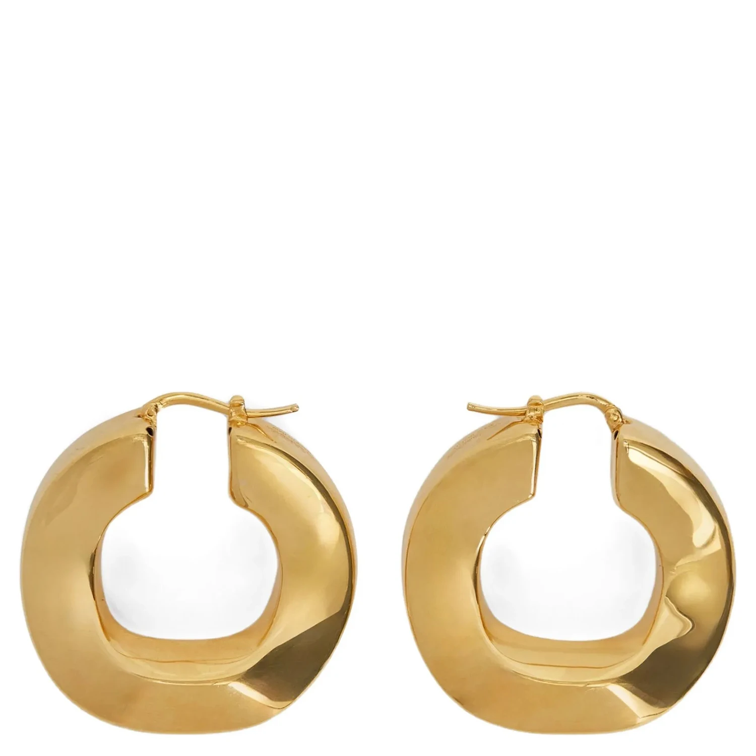 Gold Copper Earrings