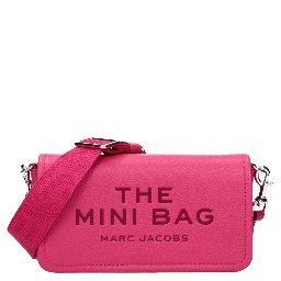 Pink Leather Crossbody Bag
