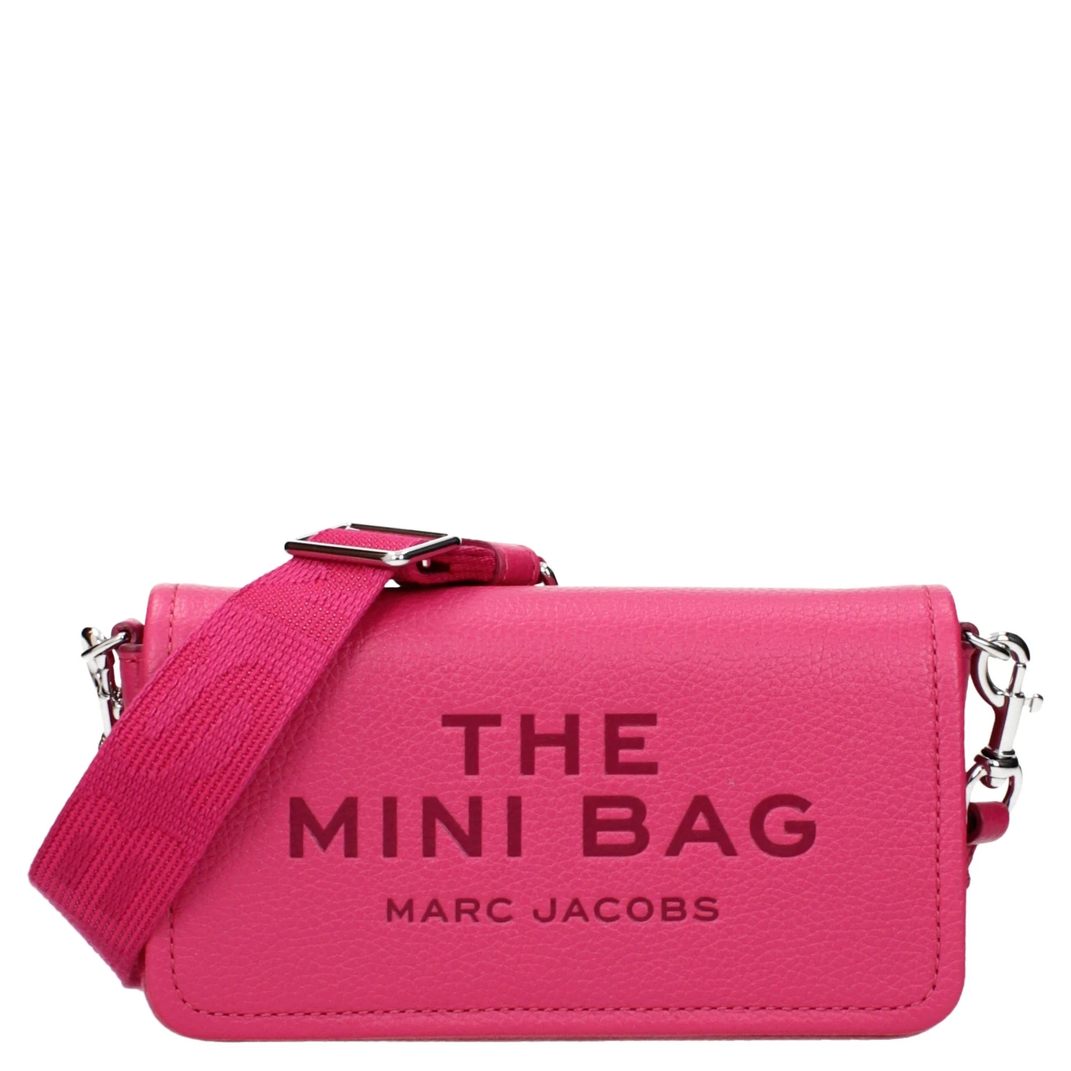Pink Leather Crossbody Bag