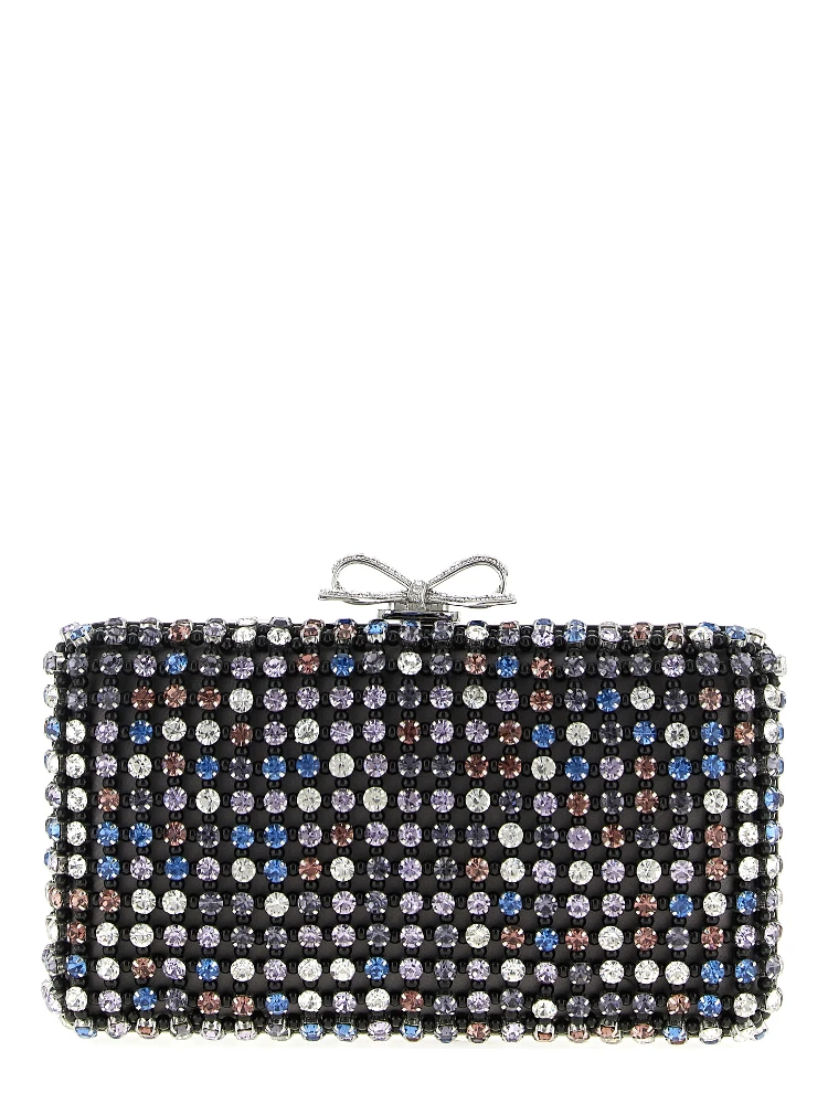 Multicolor Polyester Clutch Bag