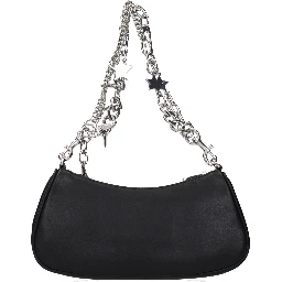 Black Leather Shoulder Bag