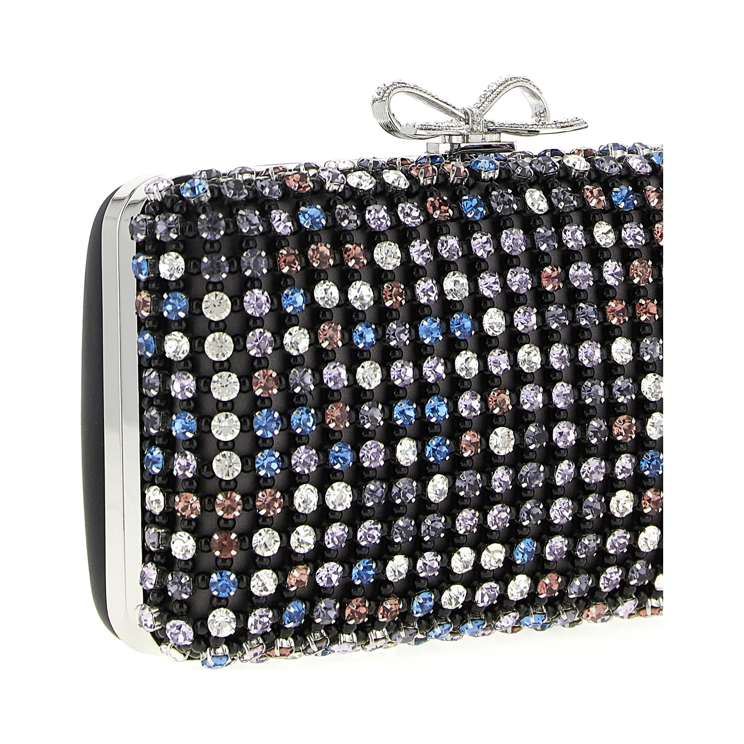 Multicolor Polyester Clutch Bag