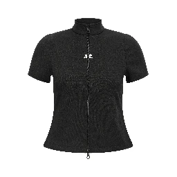 Black Polyester Top