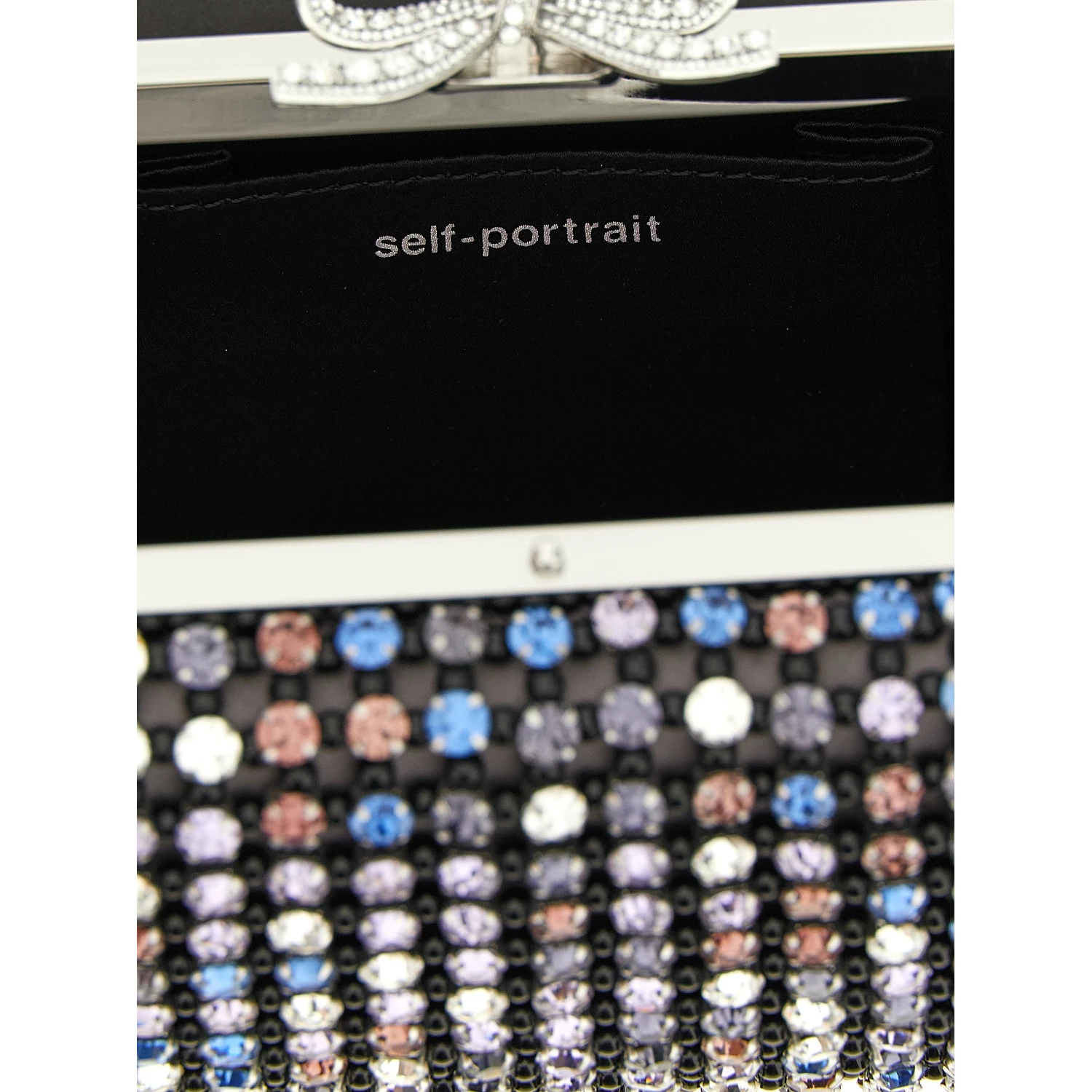 Multicolor Polyester Clutch Bag