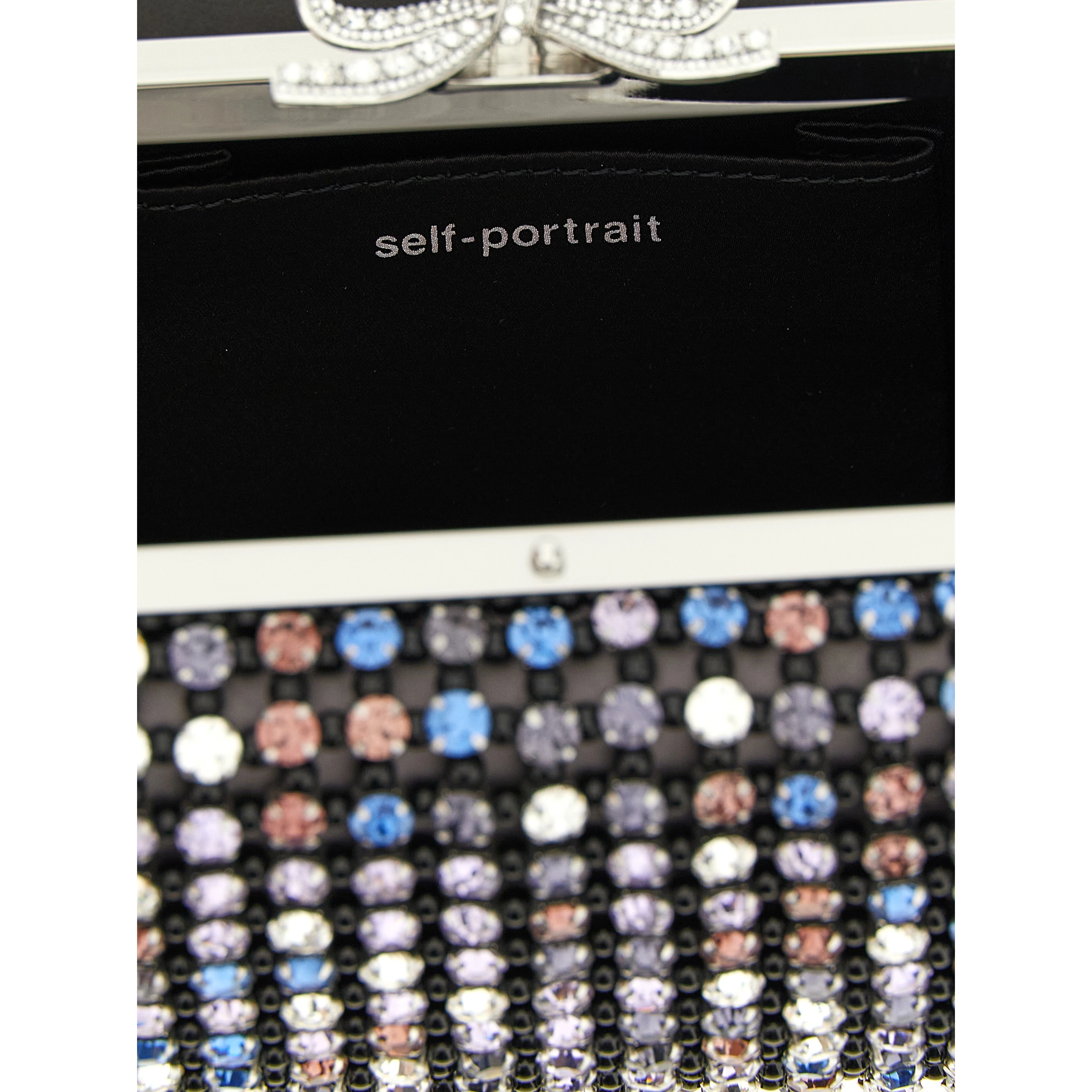 Multicolor Polyester Clutch Bag