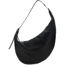 Black Calfskin Shoulder Bag