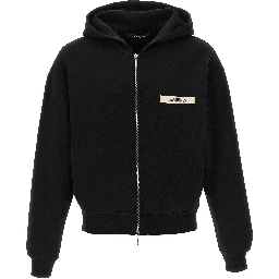Black Cotton Sweatshirt