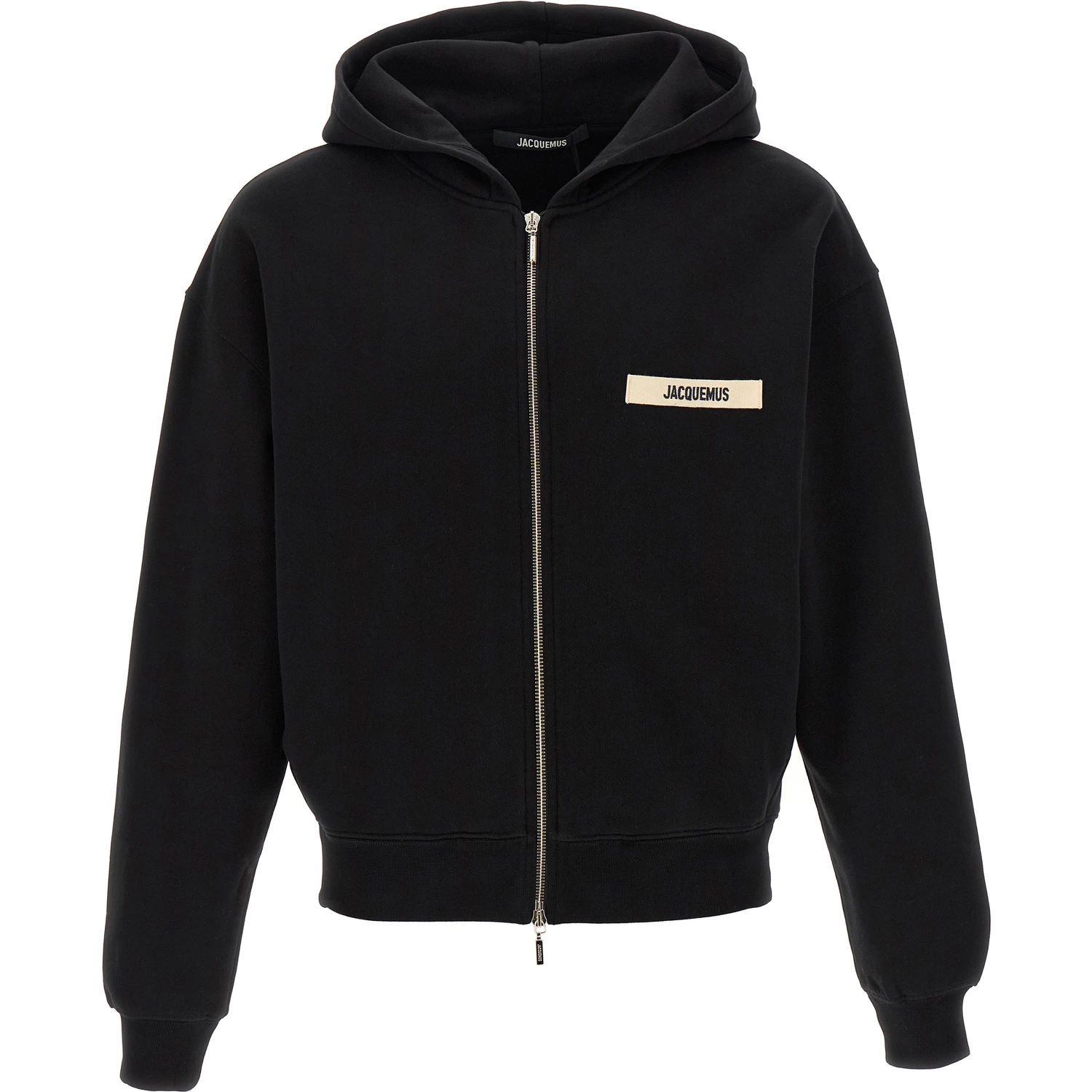 Black Cotton Sweatshirt