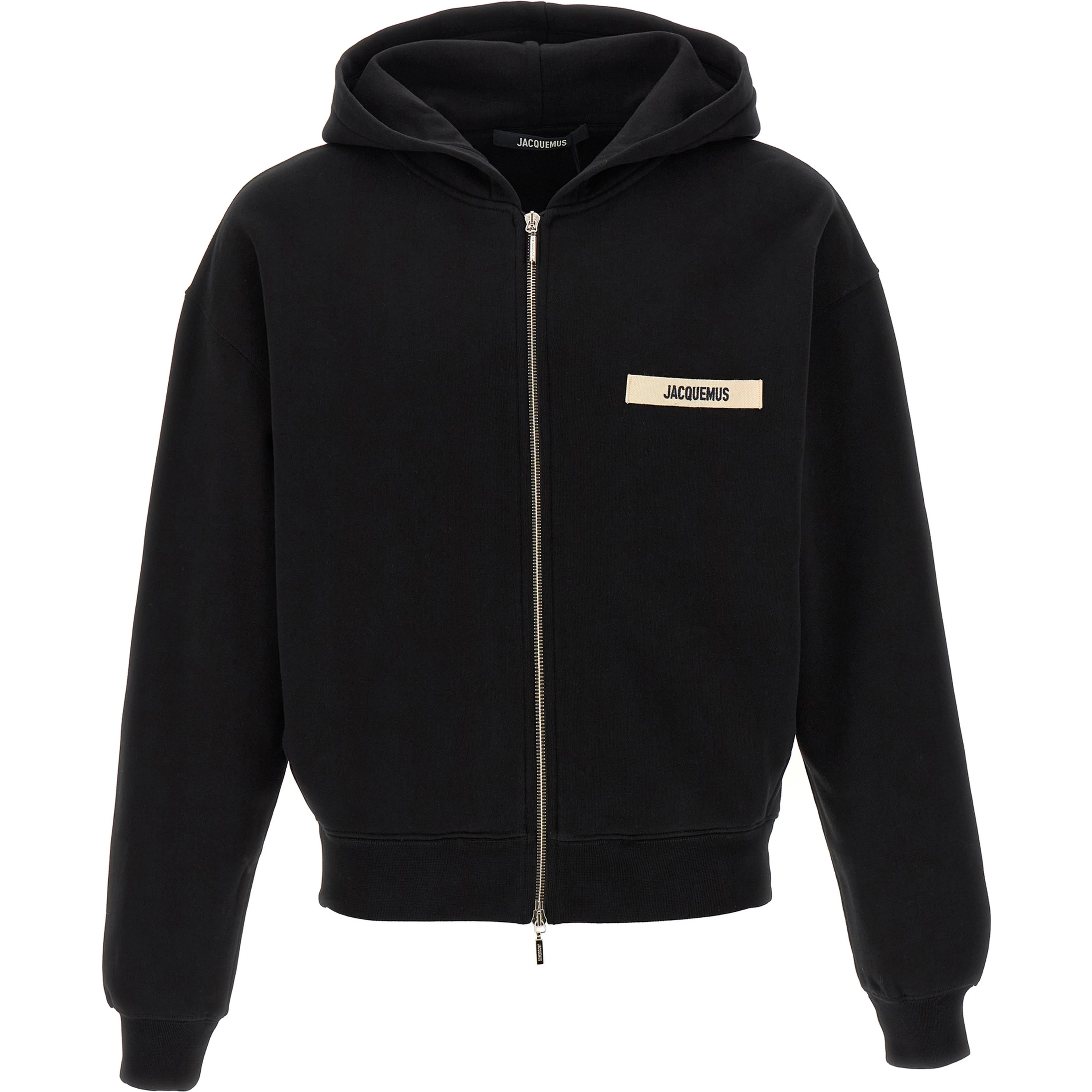 Black Cotton Sweatshirt