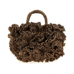 Brown Raffia Handbag