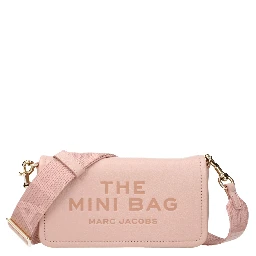 Pink Leather Crossbody Bag