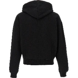 Black Cotton Sweatshirt