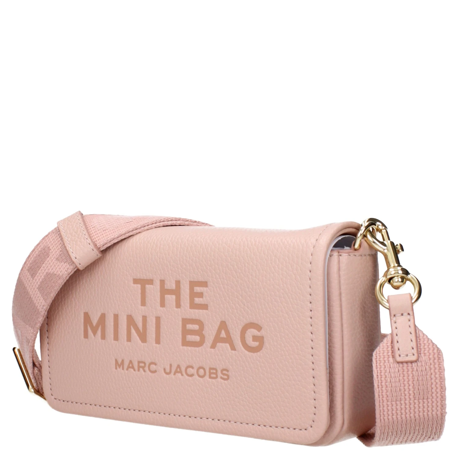 Pink Leather Crossbody Bag