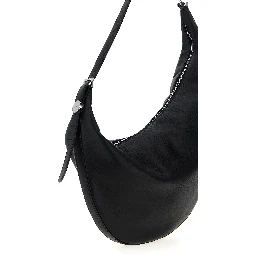 Black Calfskin Shoulder Bag