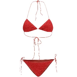 Multicolor Elastane Bikini