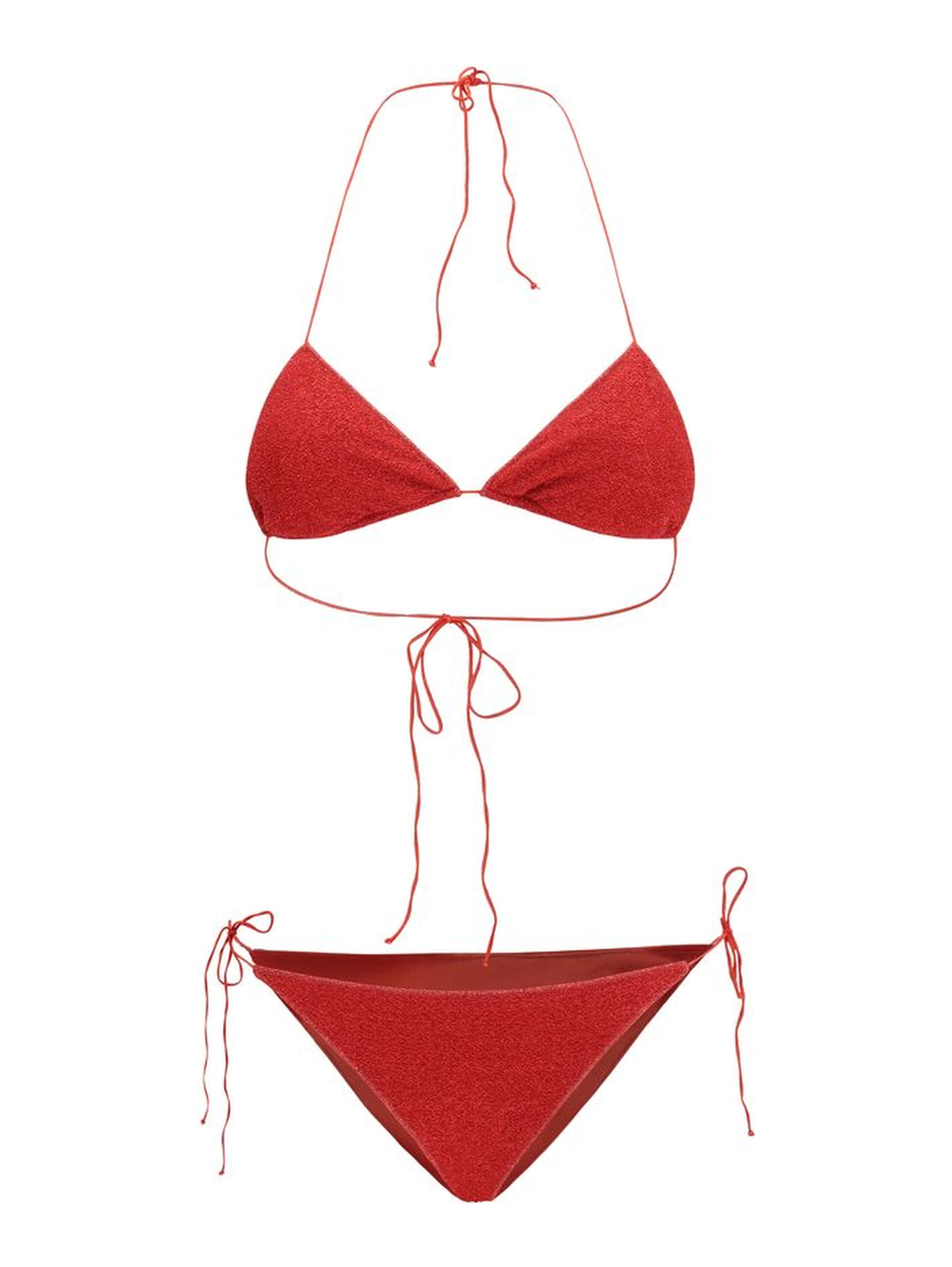 Multicolor Elastane Bikini