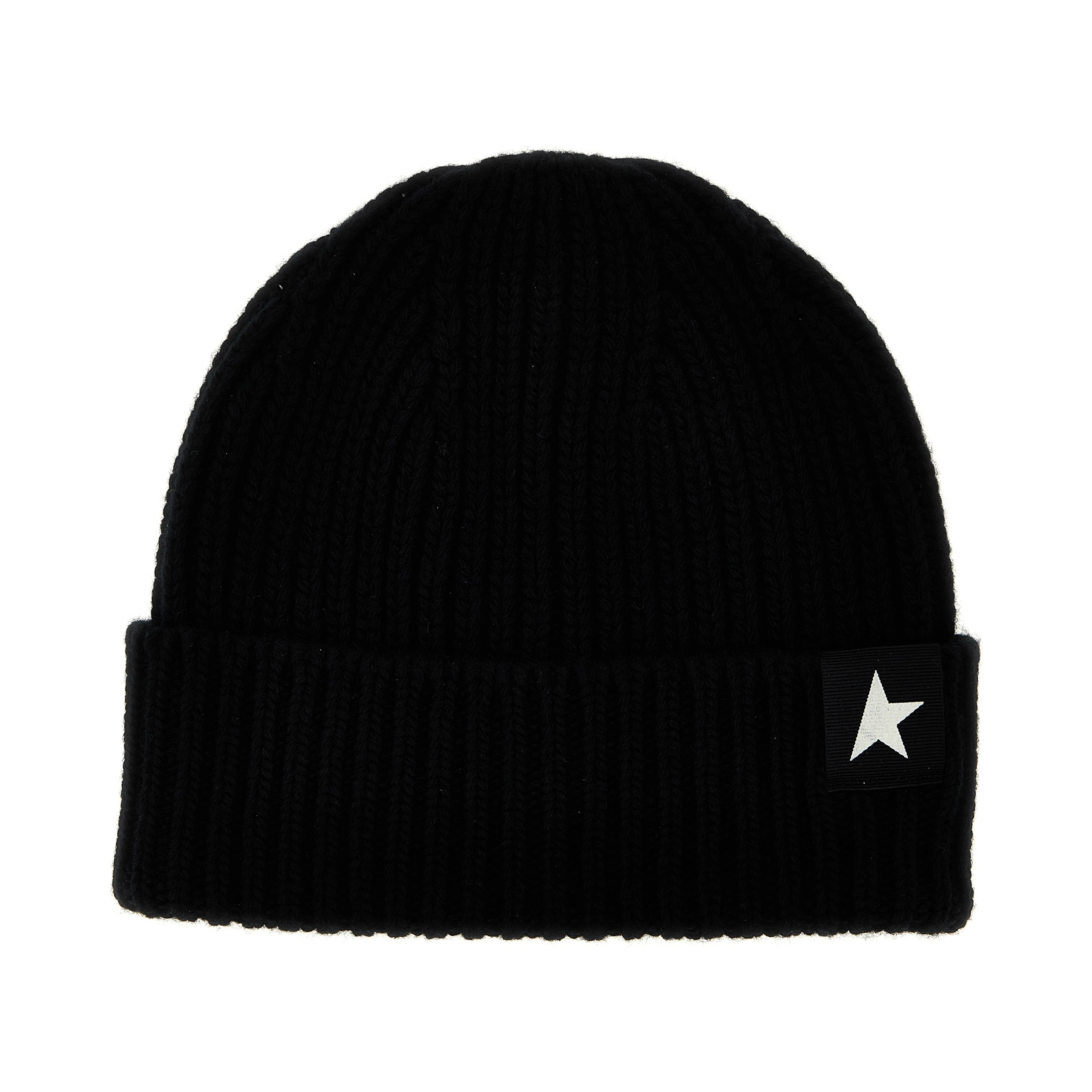 Black Wool Beanie