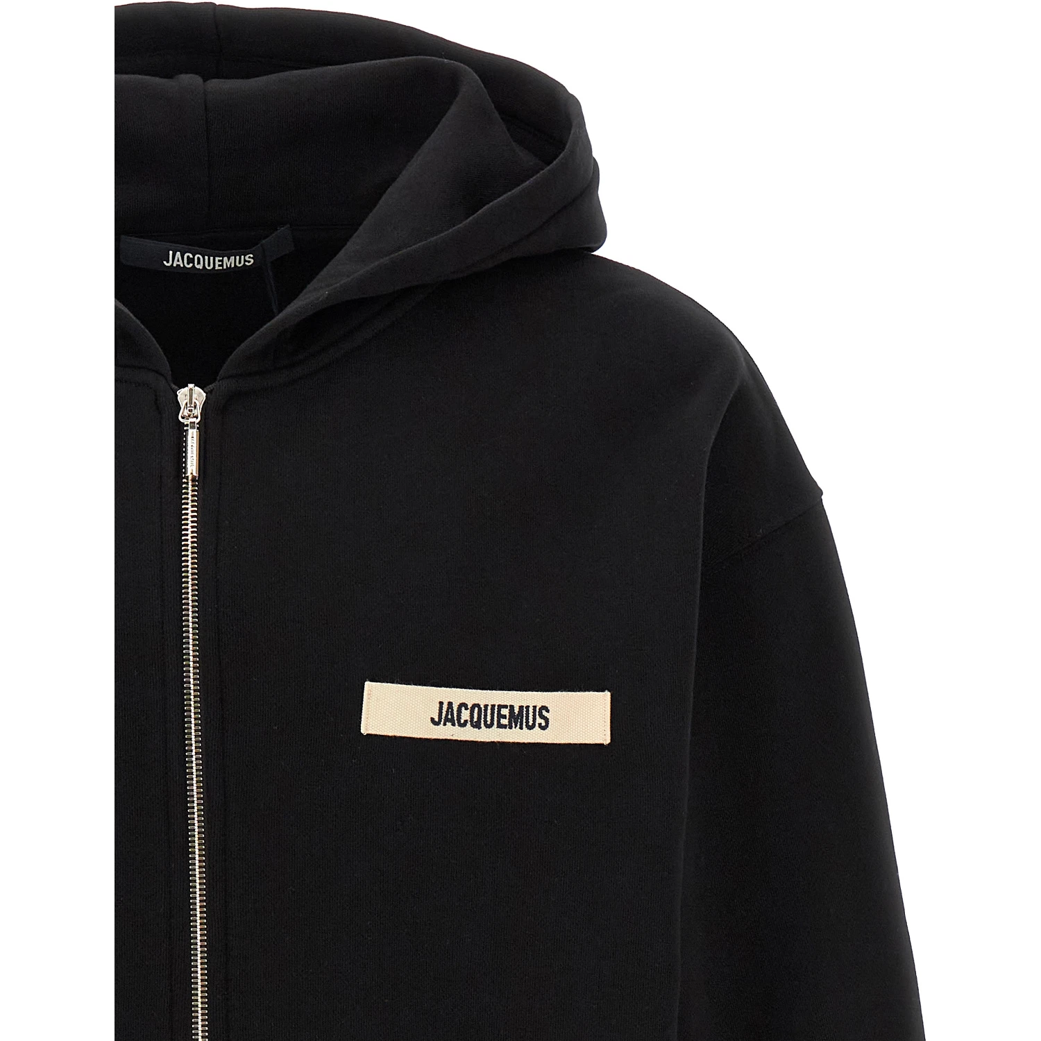 Black Cotton Sweatshirt