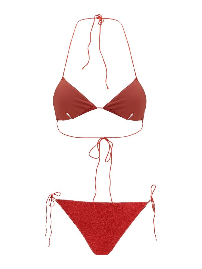 Multicolor Elastane Bikini