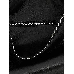 Black Calfskin Shoulder Bag