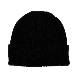Black Wool Beanie