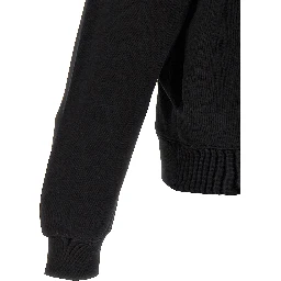 Black Cotton Sweatshirt